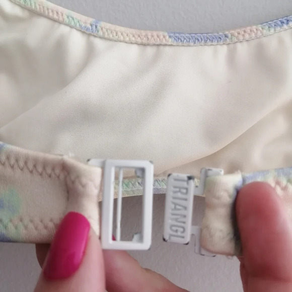 Triangl Swimwear Rina Pastel Tie Dye Swim Bikini Top Small *Top Only* - Picture 9 of 16